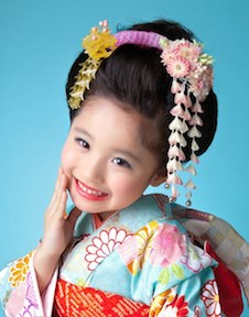 日本風の髪型2