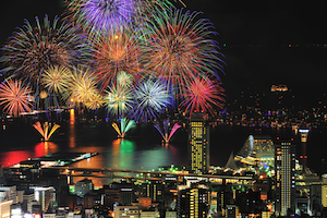 みなとこうべ海上花火大会2014の場所と日程は？穴場スポット・…