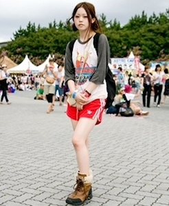 夏フェス女子
