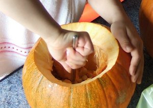 中身をきれいに取り出す
