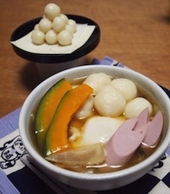 月見団子汁