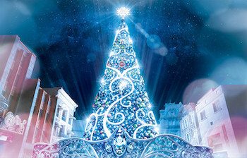 USJのクリスマスツリーの見所