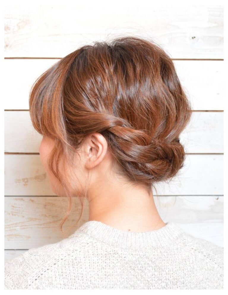 髪型 ロング サイド