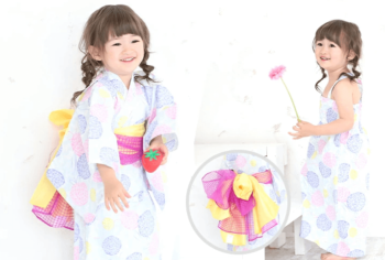 子供の浴衣(女の子編)でおしゃれな浴衣2022は？帯の結び方も…