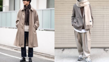 秋のストールのメンズのコーデを紹介！シャツやジャケットにはこの…