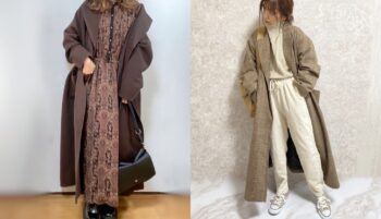 ブラウンのチェスターコートのレディースの着こなし！人気のブラウ…