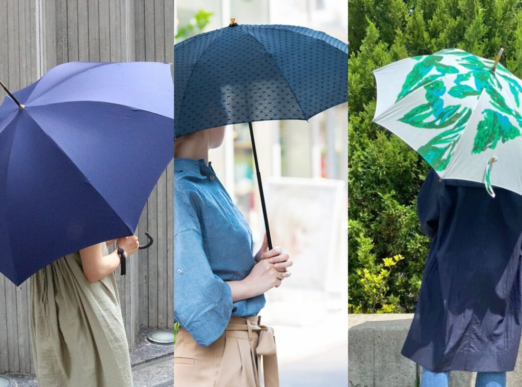 傘の種類を決める：3タイプの傘