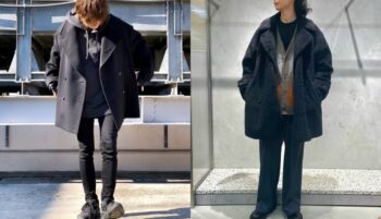 黒のPコートのメンズの着こなし方！人気でおすすめの黒のPコート…