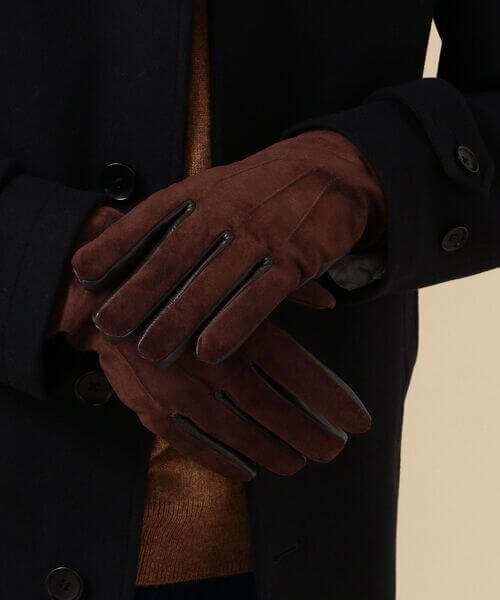 手袋の素材：スエード