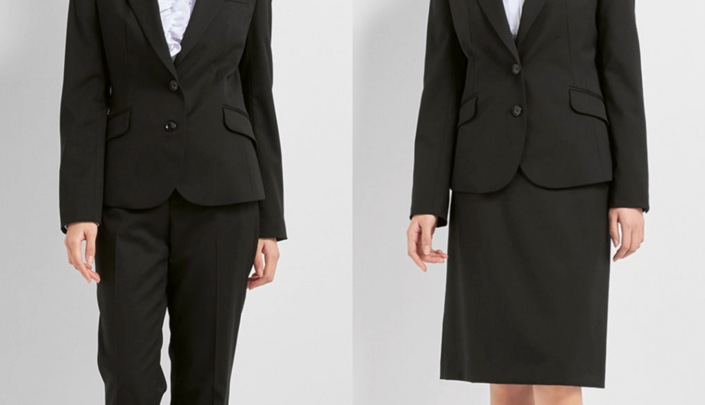 入学式の女性スーツの選び方：サイズ(着丈)
